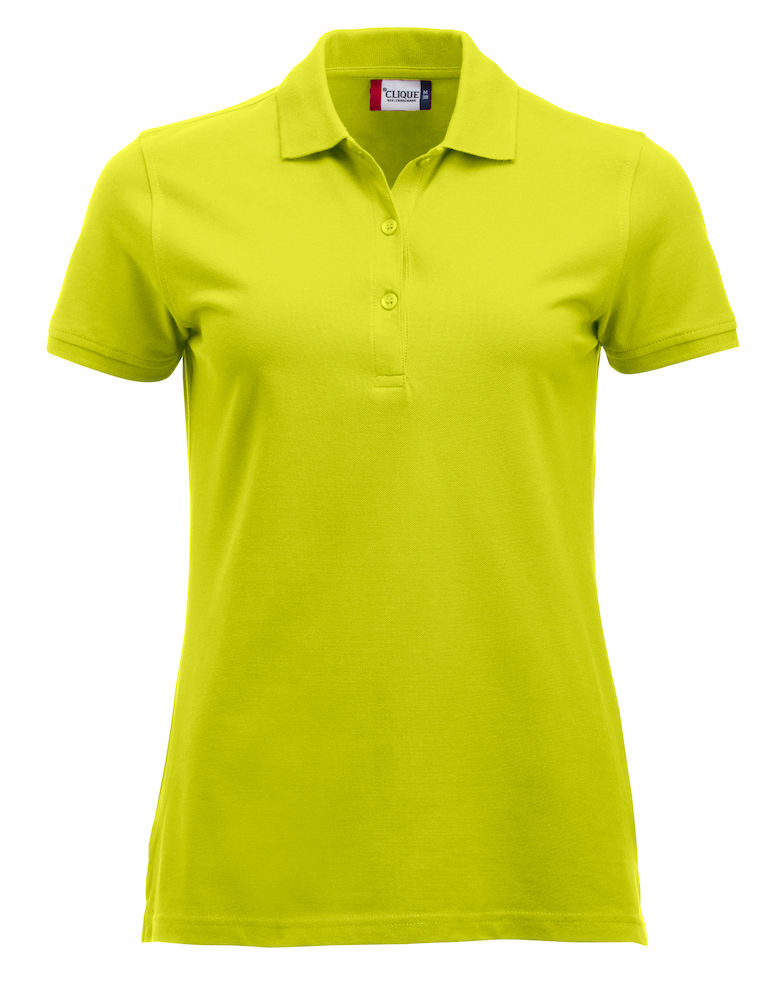Clique CLASSIC MARION naiste polo fluorentseeruv roheline