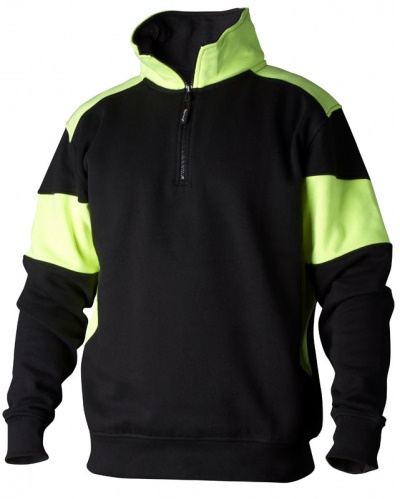 Top Swede lühikese lukuga pusa 222, must/kollane