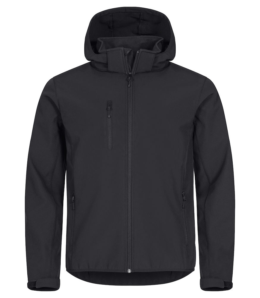Clique Classic Hoodie Softshell meeste jope kapuutsiga must
