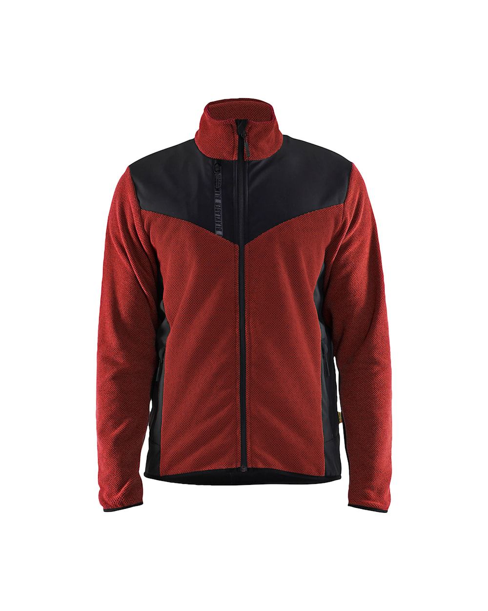 Blåkläder kootud softshell-jakk põletatud punane/must
