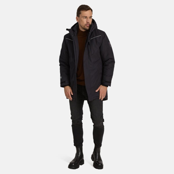Huppa DUSTIN meeste talveparka 300 gr must
